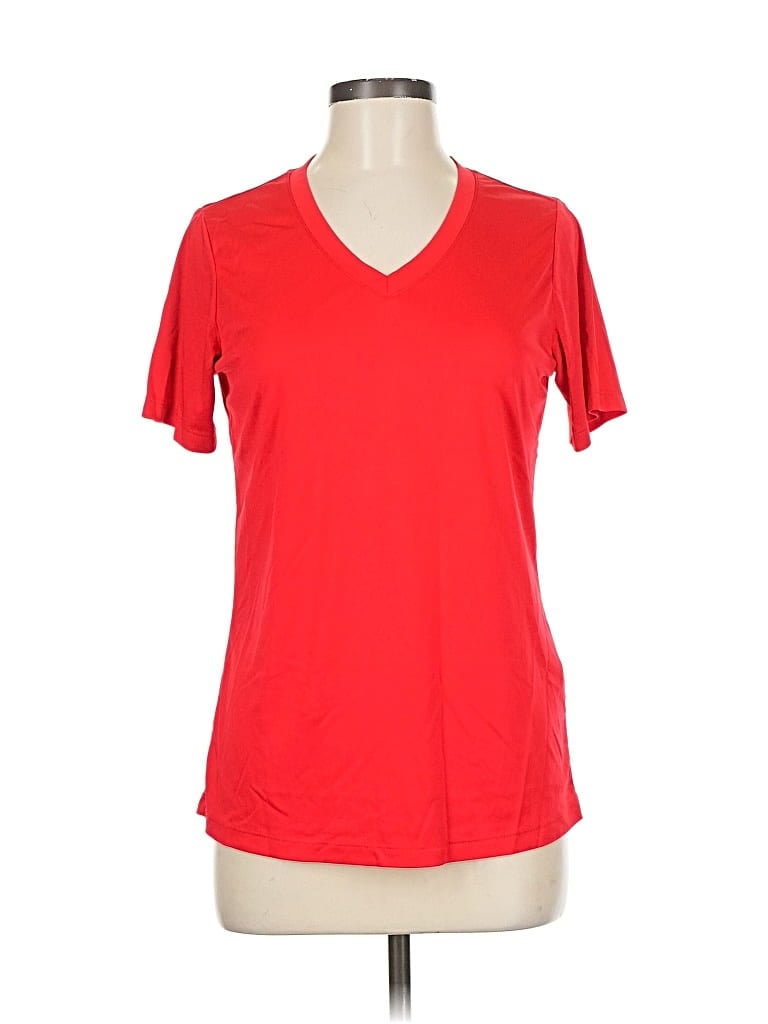 Pre-owned Unbranded Active T-shirt In Red