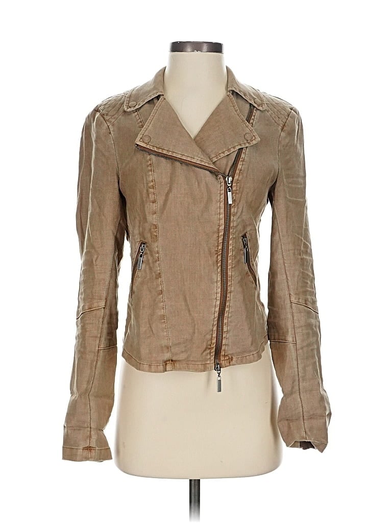 Pre-owned Level 99 Jacket In Brown