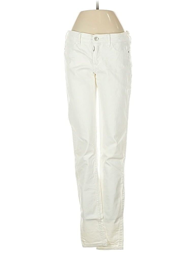 Pre-owned Abercrombie & Fitch Jeans In White