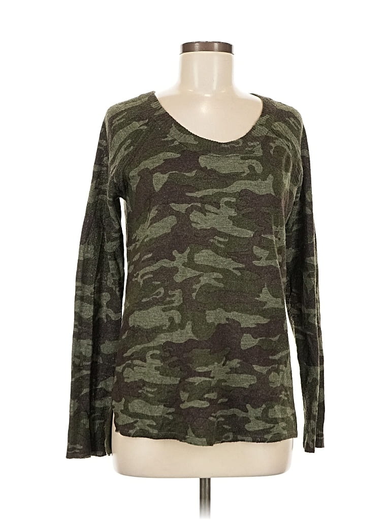 Pre-owned Sanctuary Long Sleeve T-shirt In Green