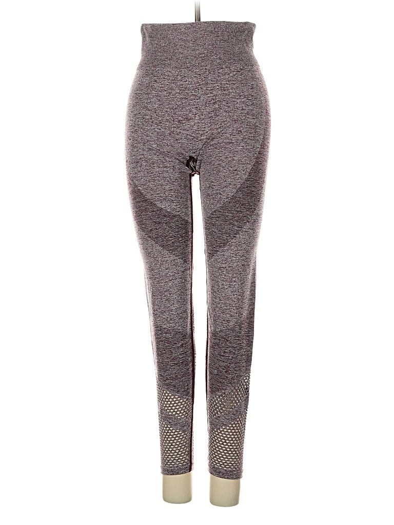 Pre-owned Victoria's Secret Pink Yoga Pants In Gray