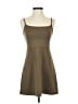 TNA Solid Tan Casual Dress Size S - photo 1