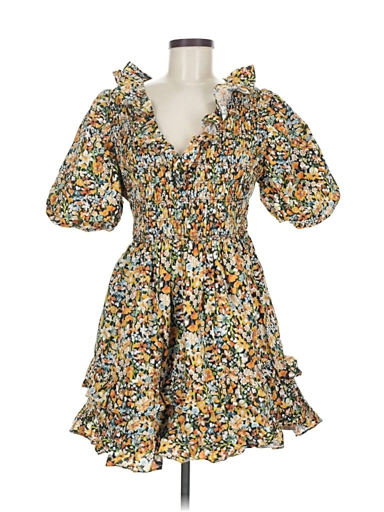 Pre-owned English Factory Casual Dress In Yellow