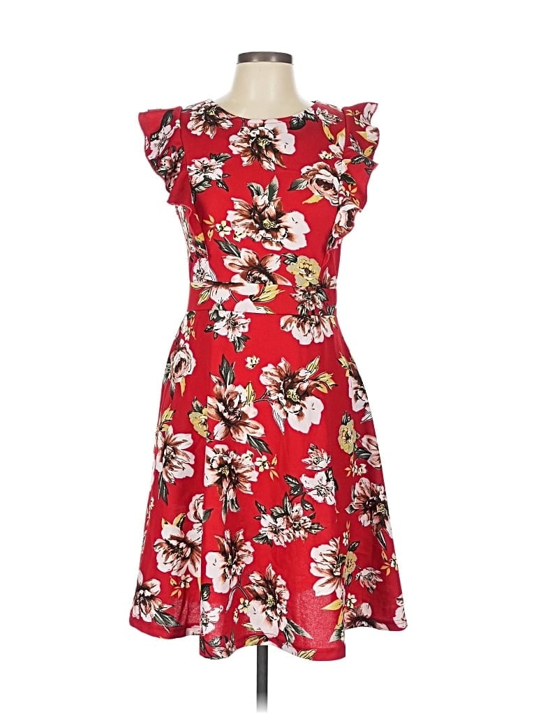 Pre-owned Assorted Brands Cocktail Dress In Red