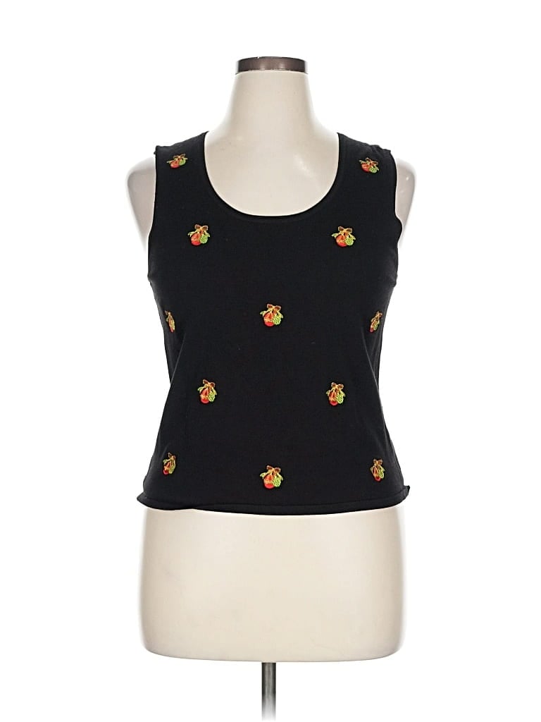 Pre-owned Assorted Brands Sweater Vest In Black