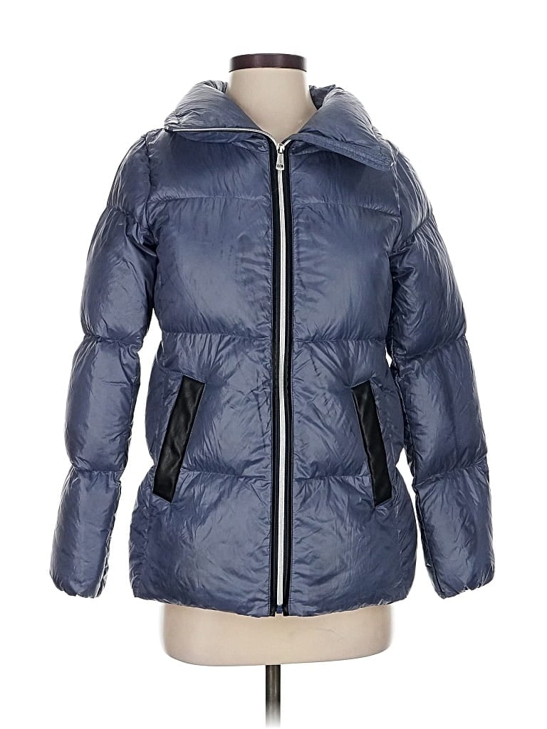 Pre-owned Cole Haan Snow Jacket In Blue