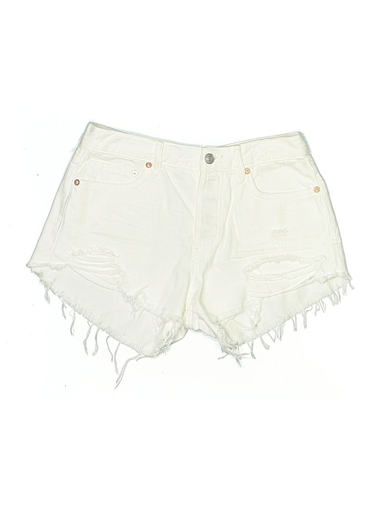 Pre-owned We The Free Denim Shorts In White