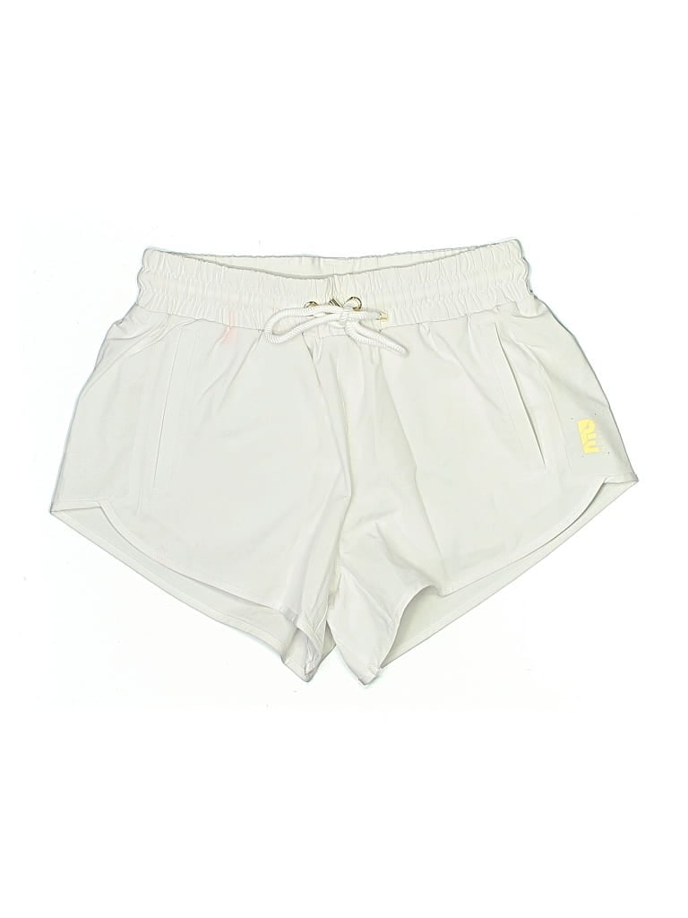Pre-owned P.e Nation Athletic Shorts In White