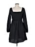 Old Navy 100% Polyester Solid Black Casual Dress Size M - photo 2