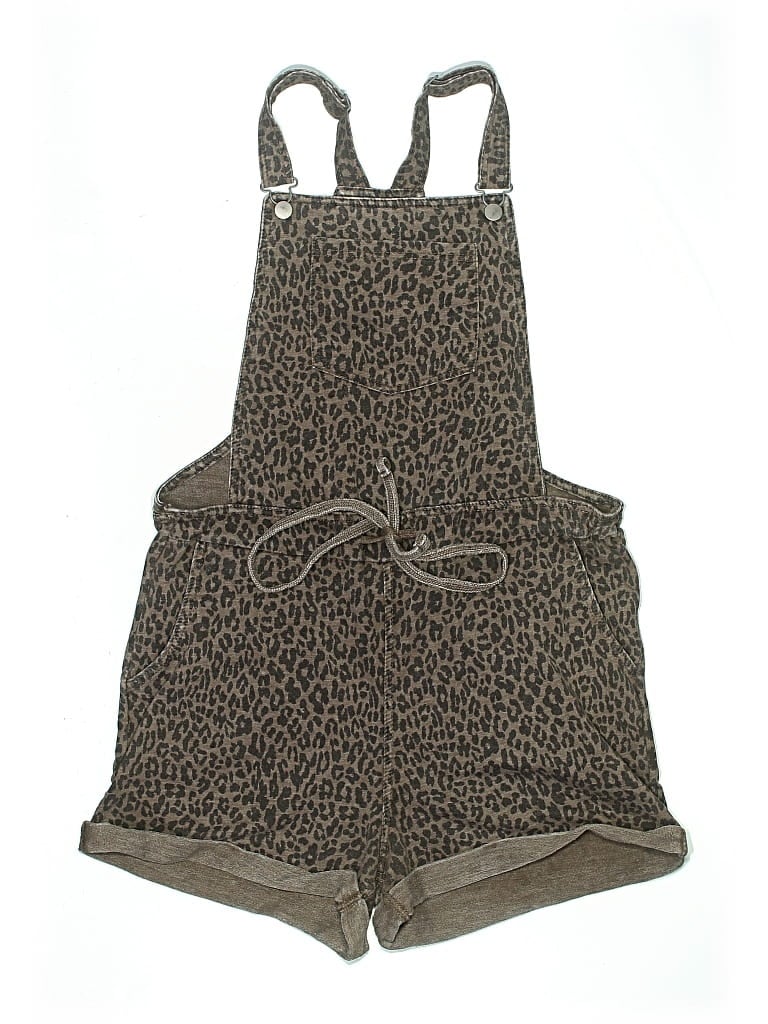 Pre-owned Wallflower Overall Shorts In Brown