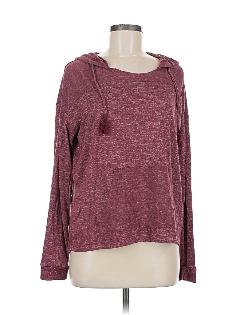 Pre-owned Roxy Pullover Sweater In Burgundy