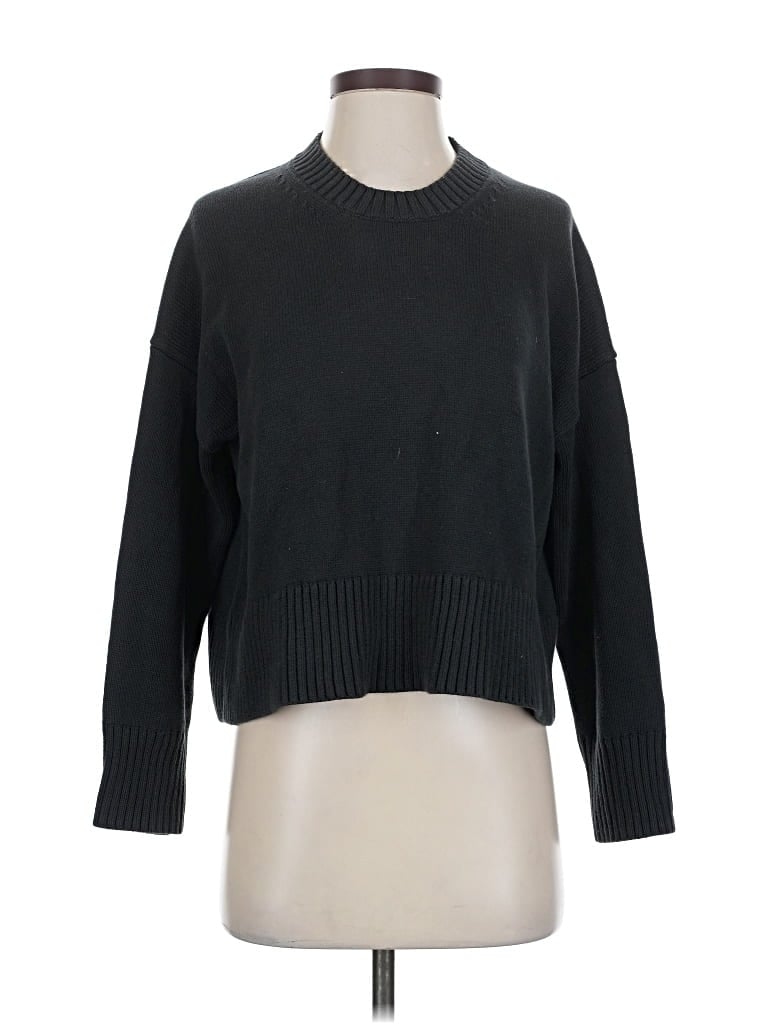 Pre-owned Everlane Pullover Sweater In Black