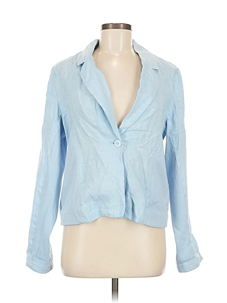 Michael Stars Long Sleeve Blouse In Blue
