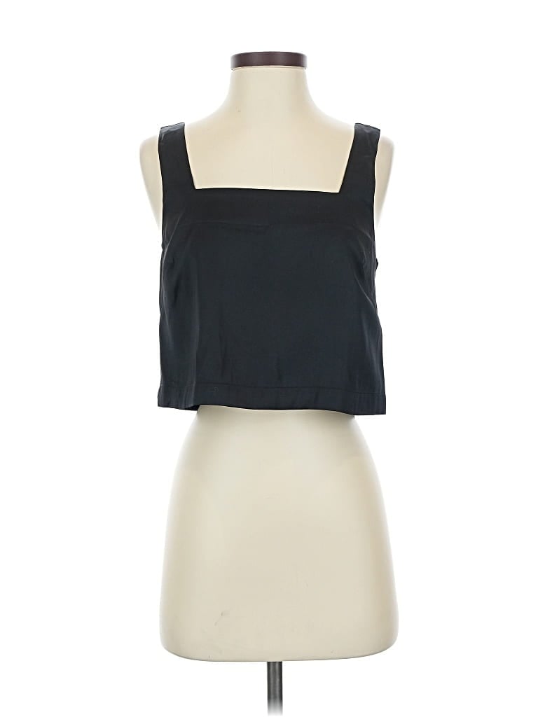 Pre-owned Abercrombie & Fitch Tank Top Black Strapless Neckline Tops