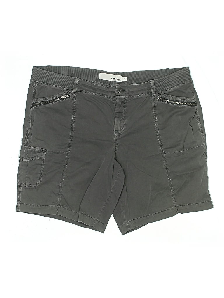 Pre-owned Sonoma Goods For Life Cargo Shorts In Gray
