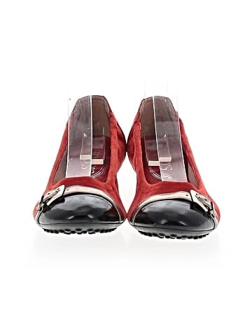 Tod's Suede Cap Toe Scrunch Flats (view 2)