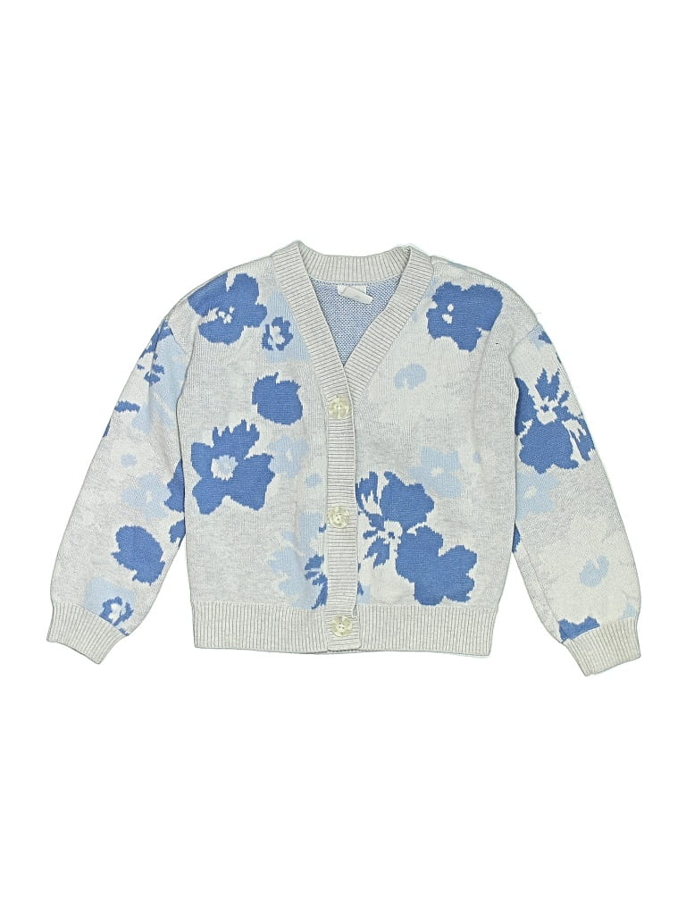 Pre-owned Abercrombie Kids' Cardigan Sweater In Blue
