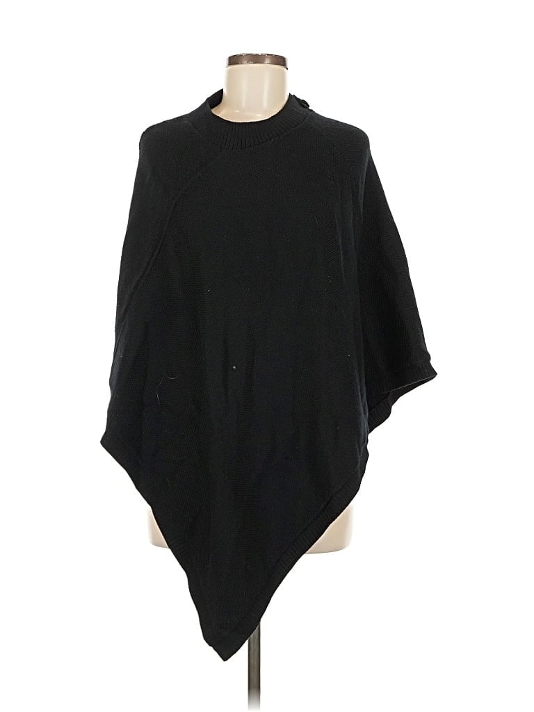 Pre-owned Lululemon Athletica Poncho In Black