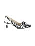 Classique Animal Print White Black Heels Size 6 - photo 1
