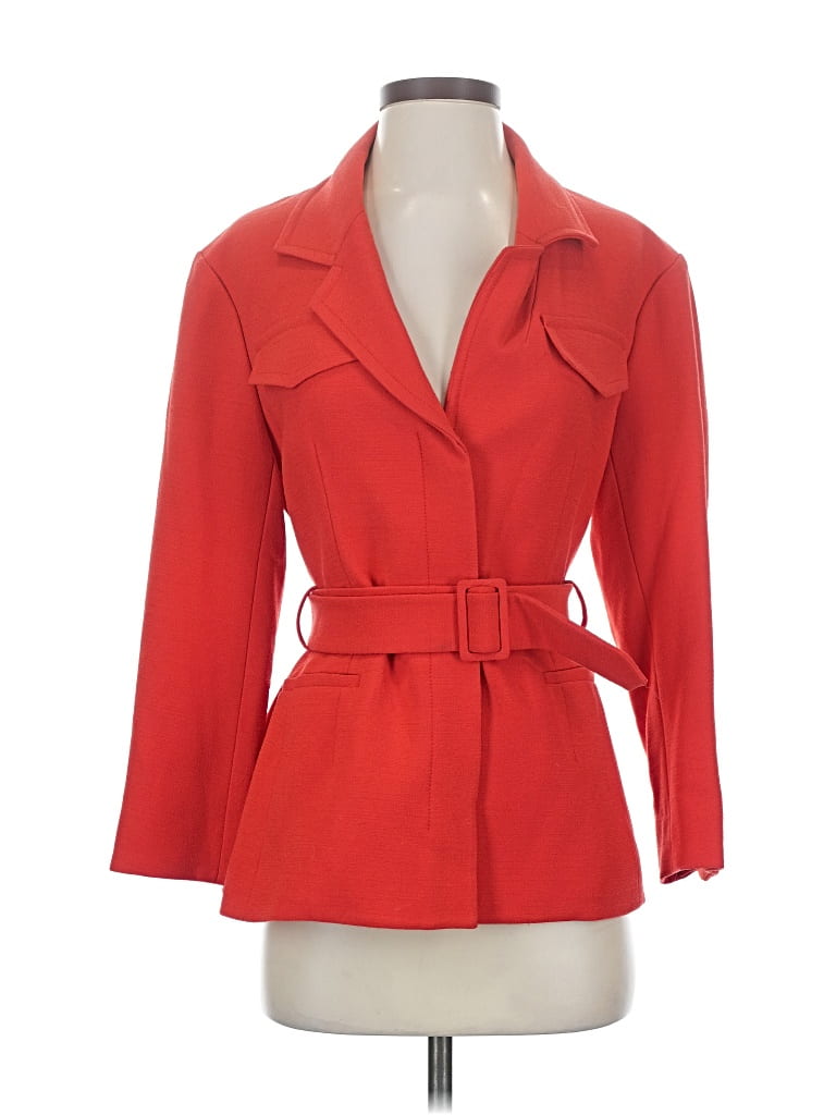 Pre-owned Mm. Lafleur Coat In Red