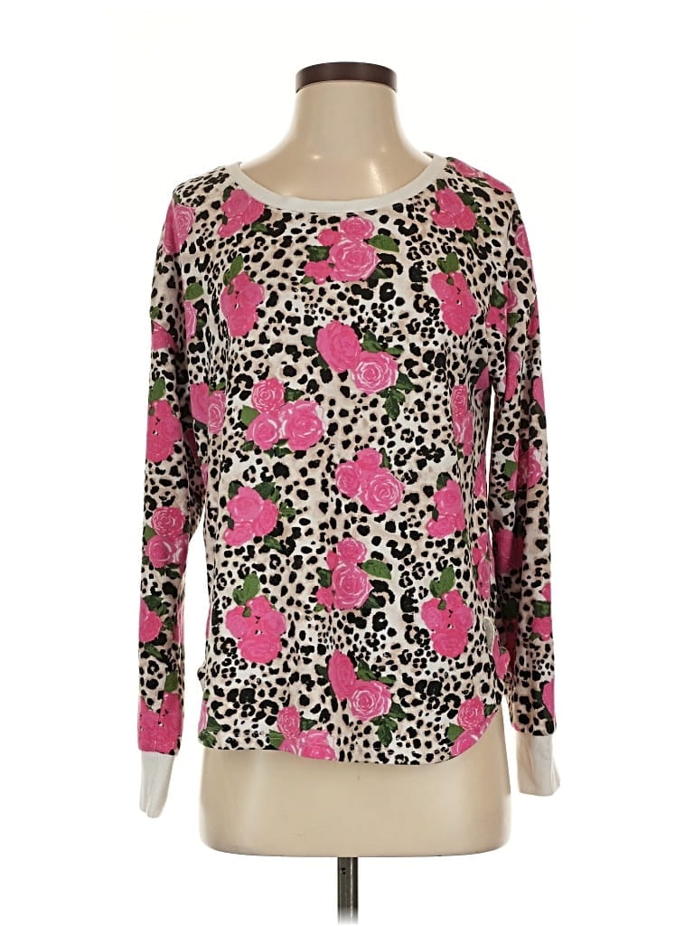 Pre-owned Betsey Johnson Pullover Sweater In Pink