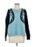 Max&Co. Paisley Teal Wool Pullover Sweater Size M - photo 1