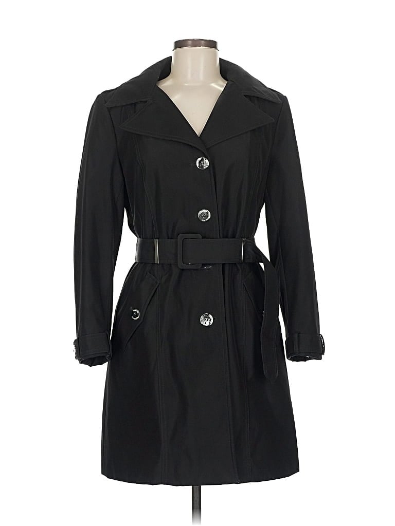 Pre-owned Calvin Klein Trenchcoat In Black