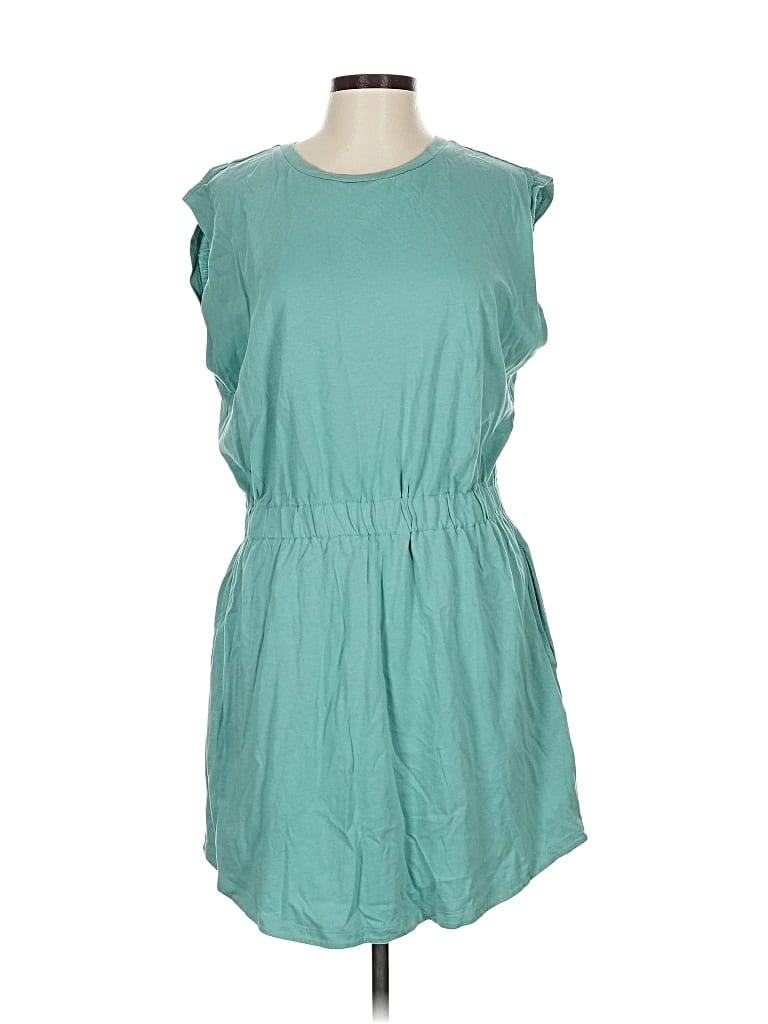 Pre-owned Melrose And Market Casual Dress In Blue