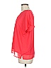 DKNY 100% Polyester Red Short Sleeve Blouse Size M - photo 5