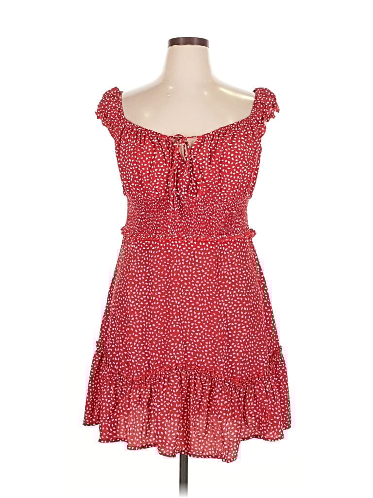 Pre-owned Unbranded Casual Dress In Red