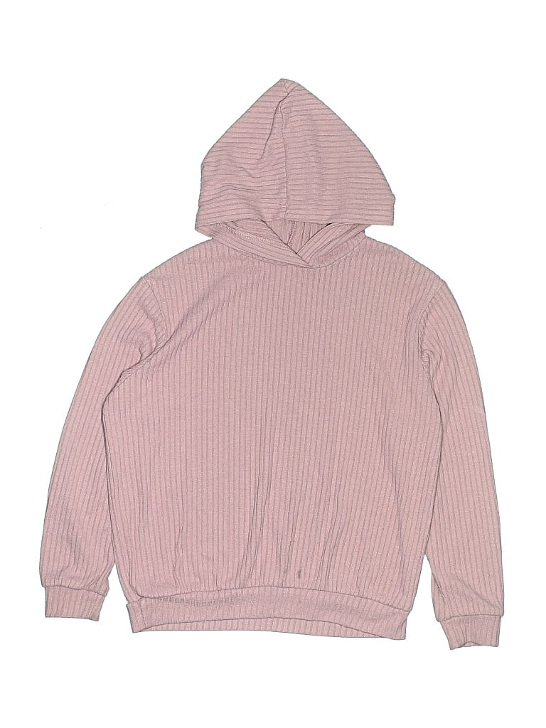 Pre-owned H&m Kids' Pullover Hoodie In Pink