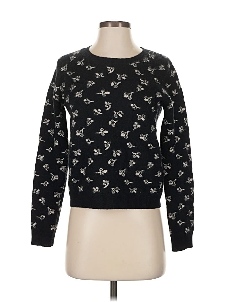 Pre-owned Unbranded Cashmere Pullover Sweater In Black