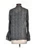 MICHAEL Michael Kors 100% Polyester Polka Dots Gray Long Sleeve Blouse Size S - photo 2