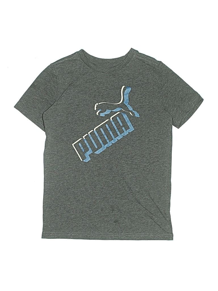 Pre-owned Puma Kids' Short Sleeve Top Gray Tops