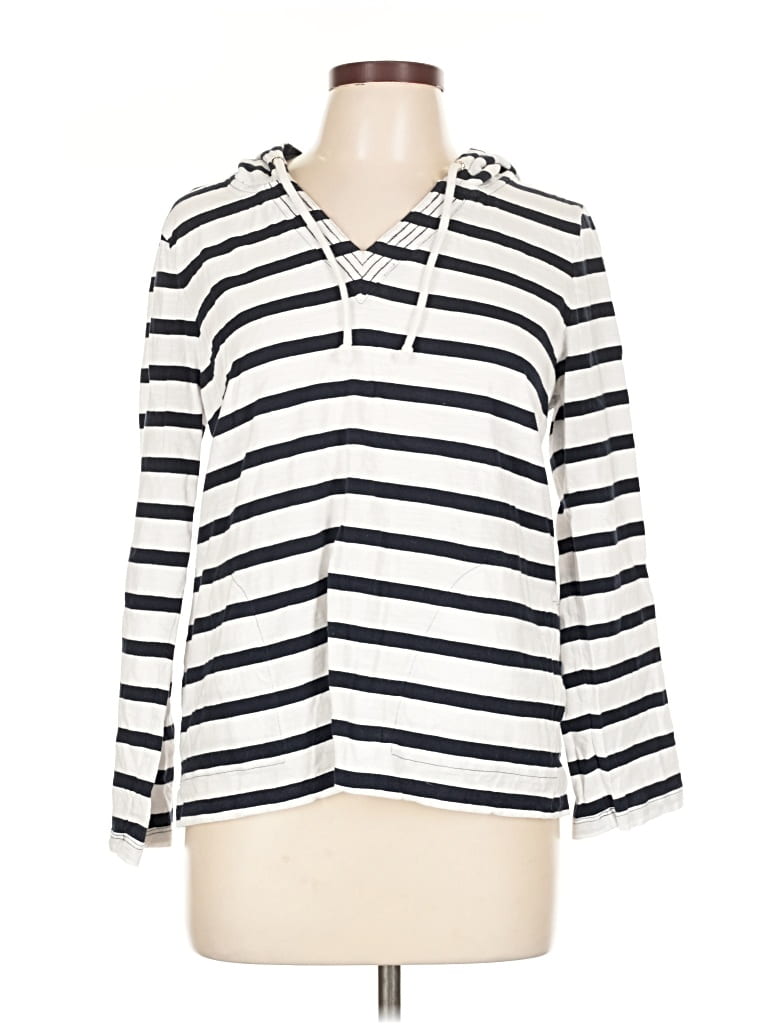 Pre-owned Tommy Hilfiger Pullover Sweater In White