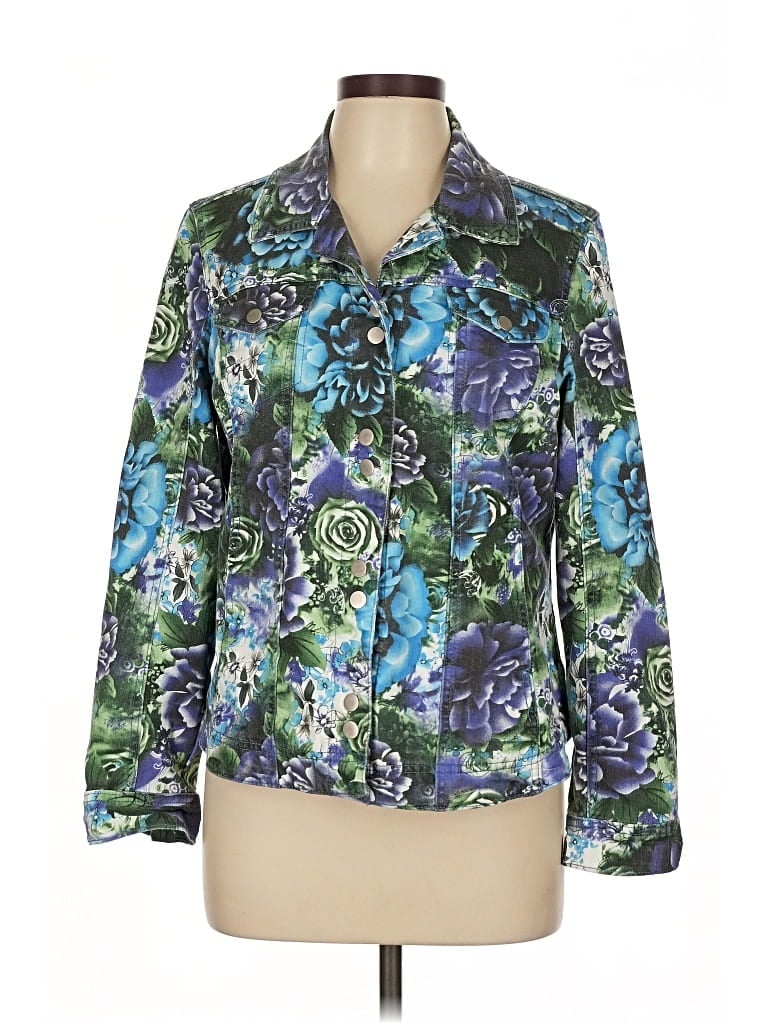 Pre-owned Live A Little Jacket In Blue