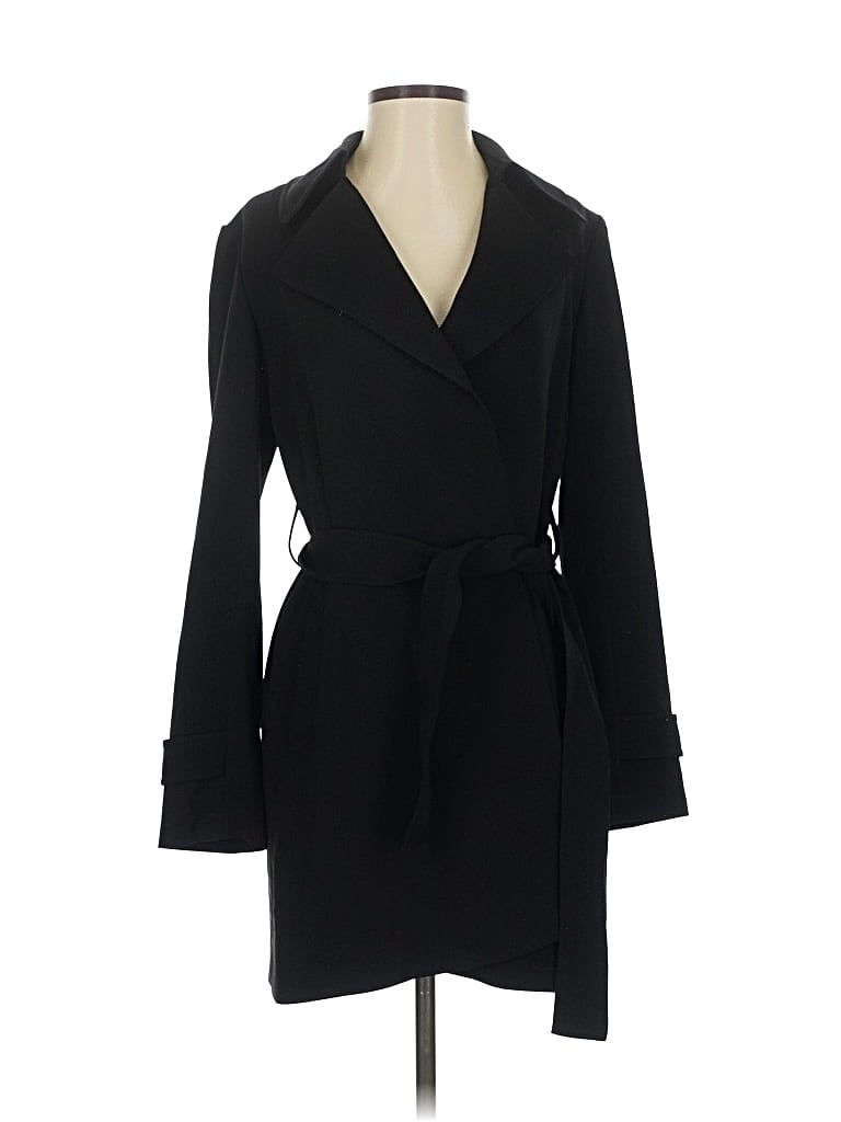 Pre-owned Theory Coat In Black