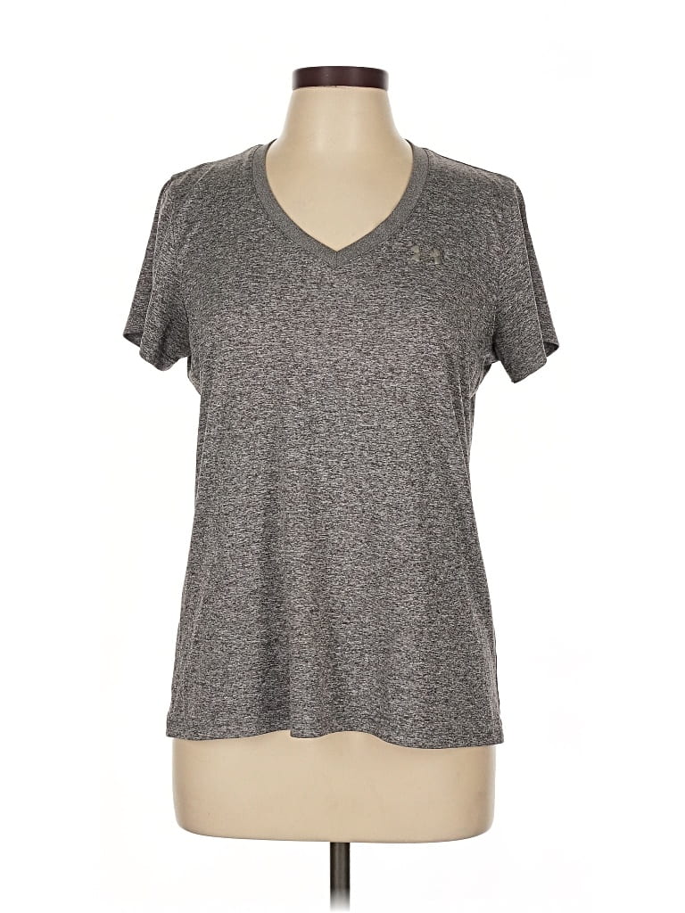 Pre-owned Under Armour Active T-shirt In Gray