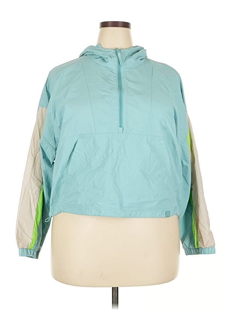 Joylab Windbreaker Jacket In Blue