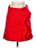 J.Crew 100% Wool Red Wool Skirt Size 2 - photo 1