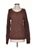 Ichi Tweed Brown Pullover Sweater Size S - photo 1