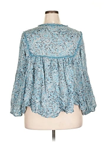 Haute Hippie 3/4 Sleeve Blouse (view 2)