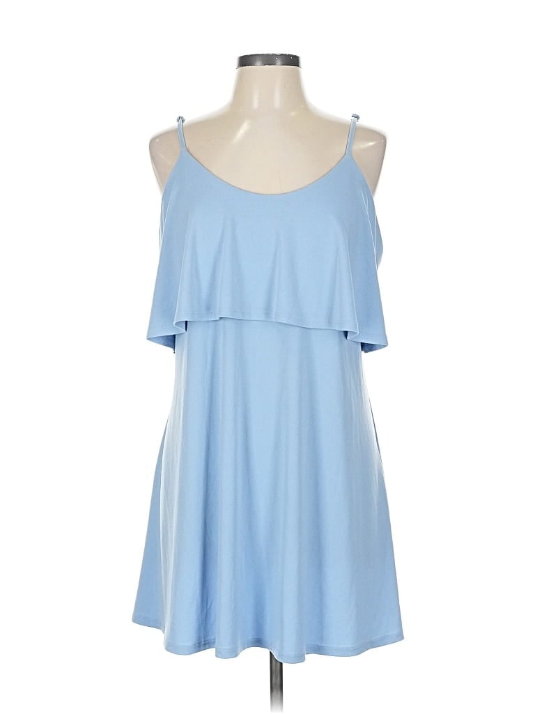 Pre-owned Express Casual Dress In Blue