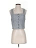 Cherry Mellow Blue Black Sleeveless Blouse Size XS - photo 1