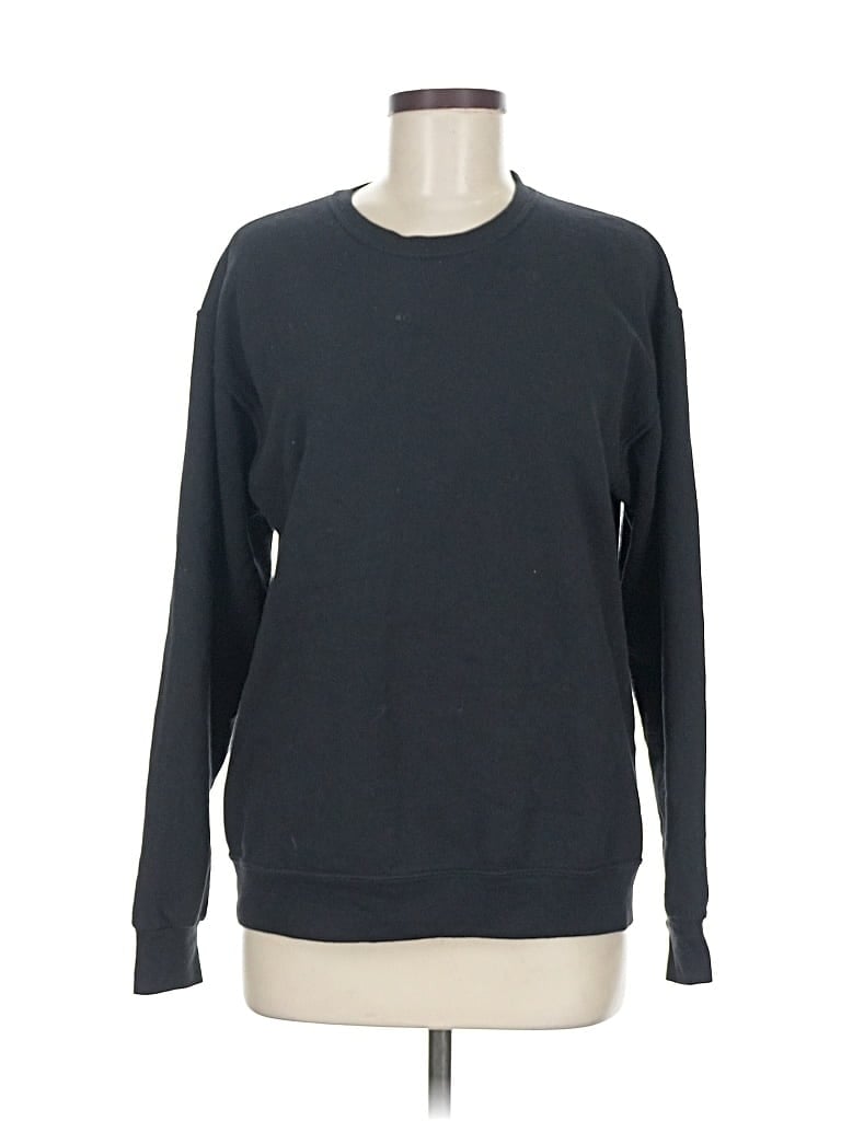 Pre-owned Fruit Of The Loom Pullover Sweater In Black