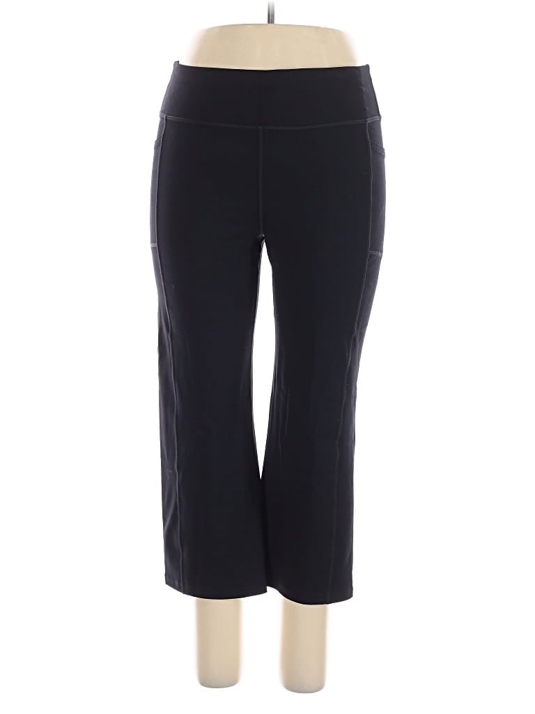 Pre-owned Skechers Active Pants In Black
