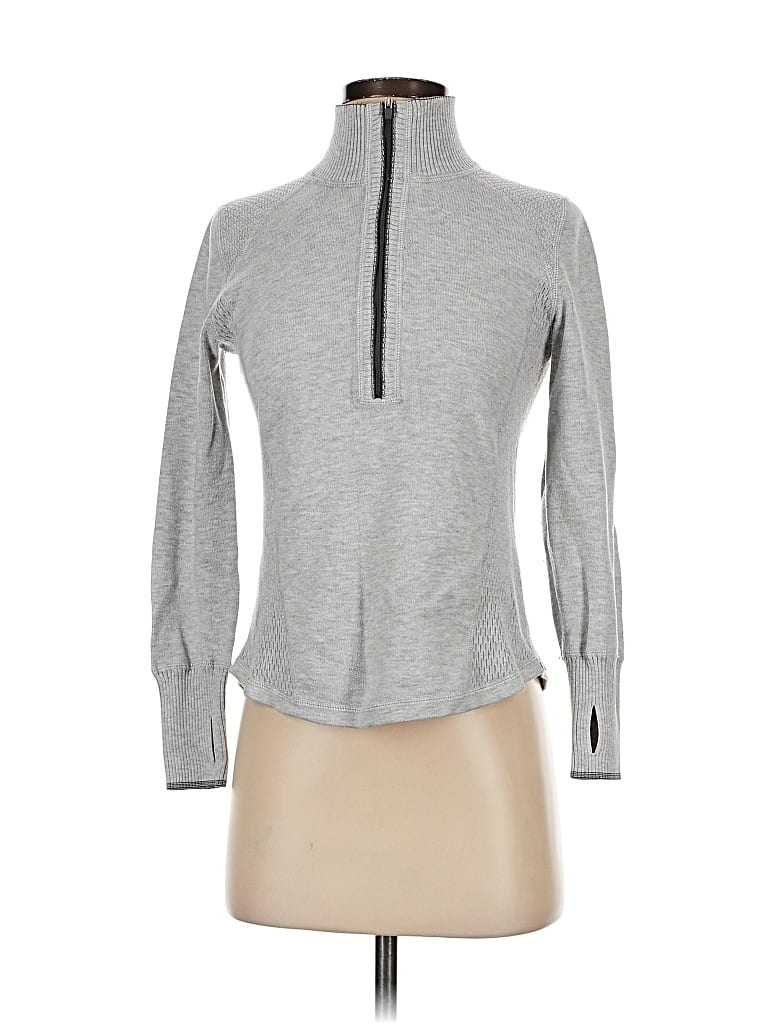 Pre-owned Eddie Bauer Turtleneck Sweater In Silver