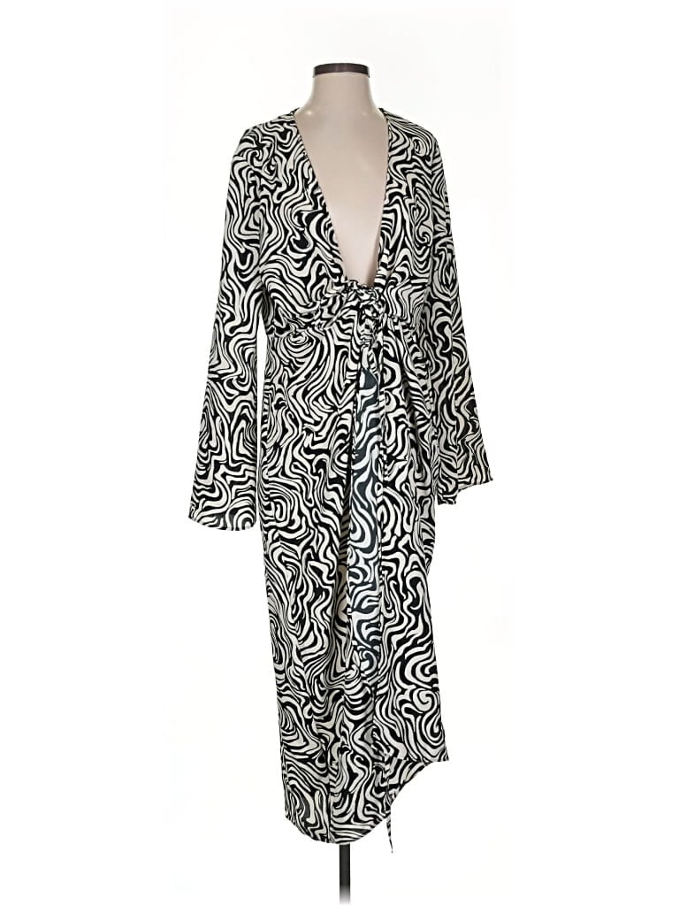 Pre-owned H&m Cocktail Dress In Silver