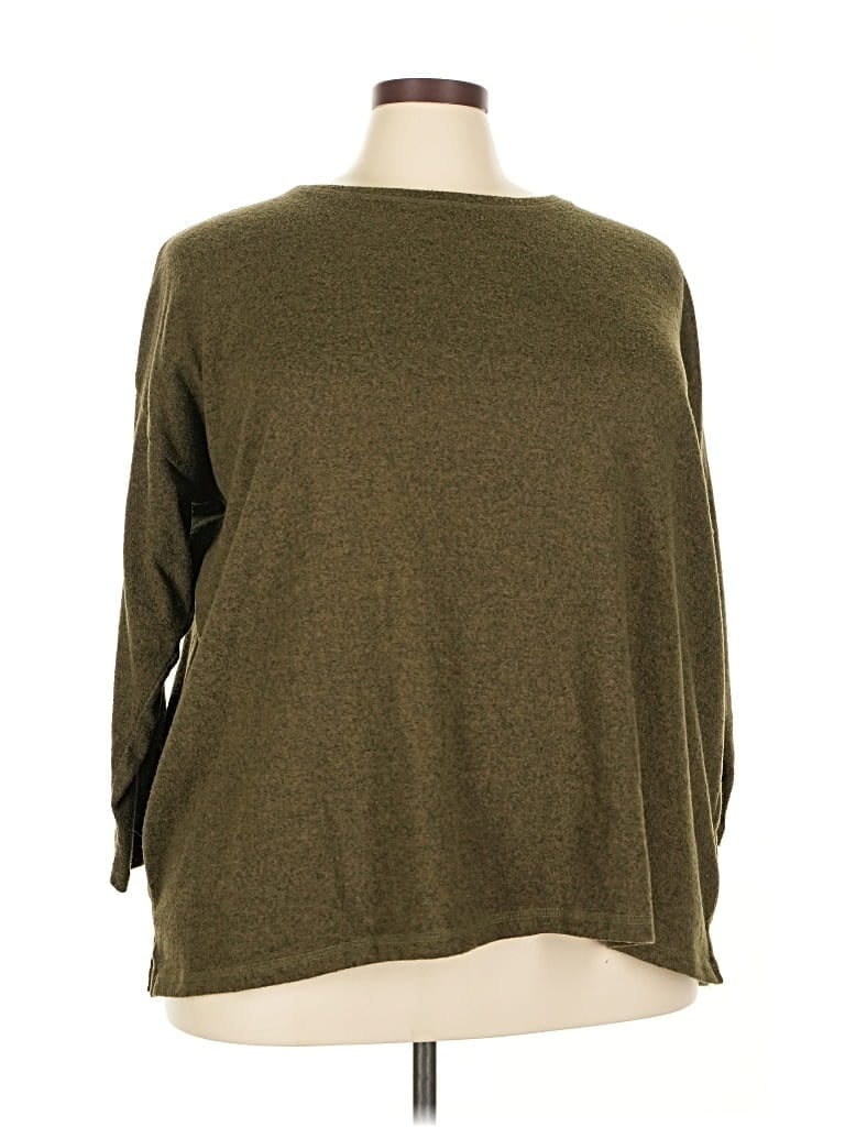 Pre-owned Assorted Brands Pullover Sweater In Green