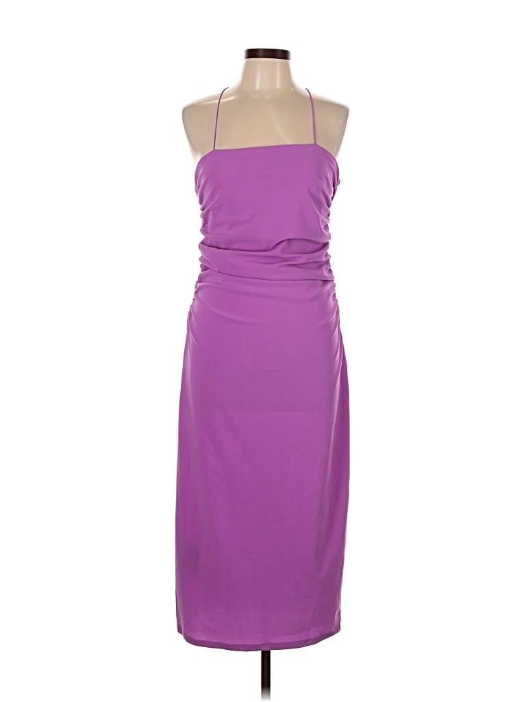 Pre-owned H&m Cocktail Dress In Purple